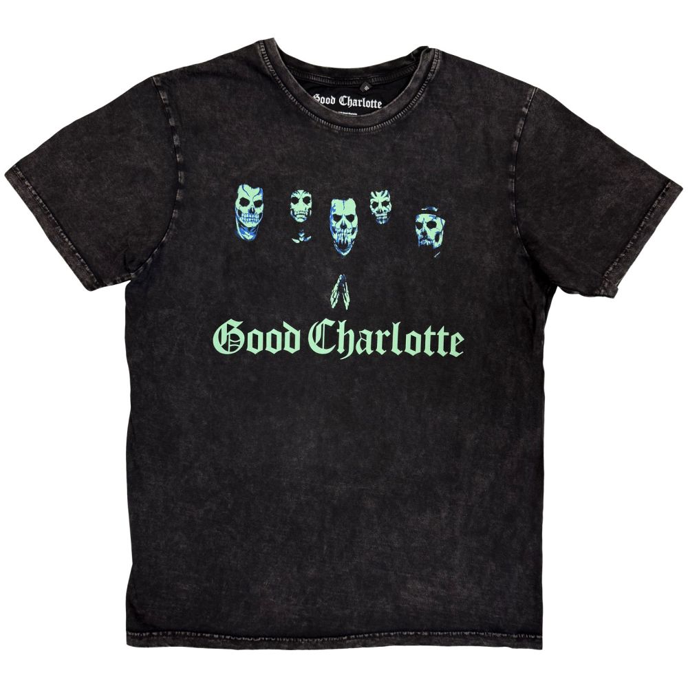 Good Charlotte - Generation Rx Skulls Heren Tshirt - Zwart